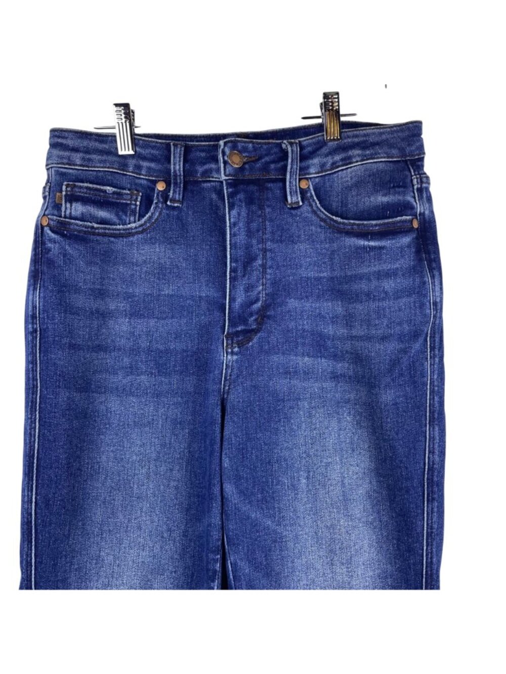 Judy Blue Womens High Rise Bootcut Jeans Size 11/30 Medium Wash Stretch Denim - Picture 2 of 12